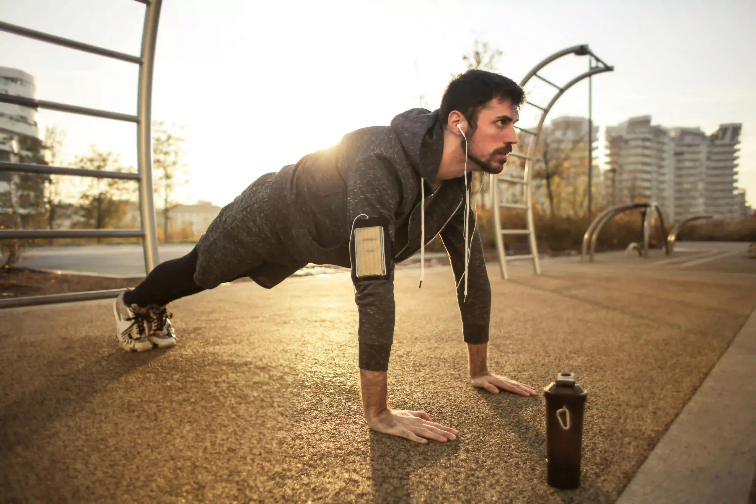 Men's Health & Wellness Image - Man Working Out